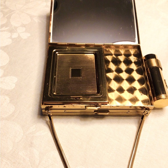 HP 5/4 🎉 Vintage 50’s Minaudière Compact Purse - Picture 14 of 15